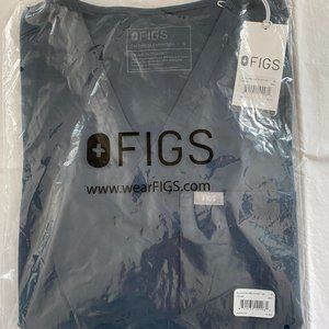 Figs Scrub Top, Dark Harbor, S